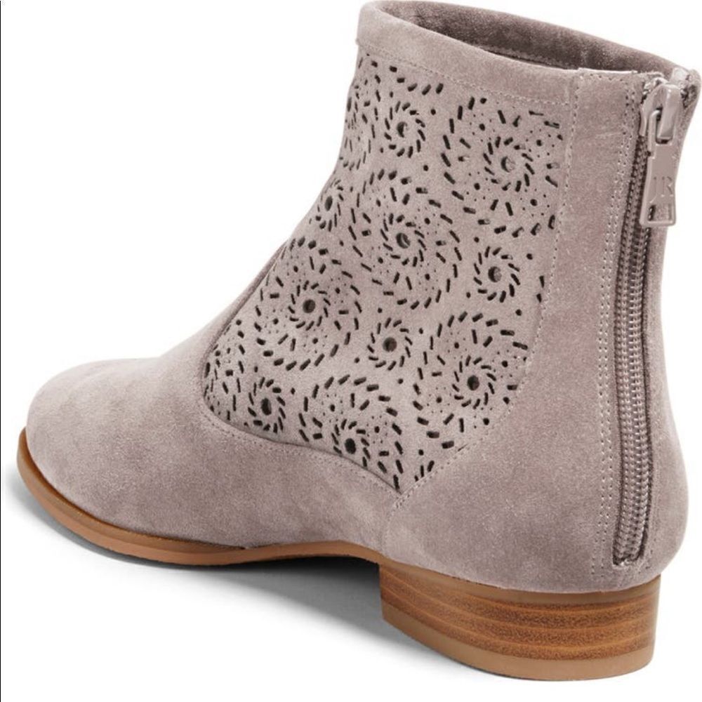 Jack Rogers Ronnie Bootie gray suede size 8 - Picture 2 of 9